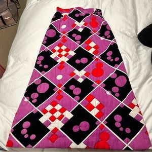 Vintage Dynasty Velvet Maxi Skitt